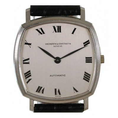 Pre-owned Vacheron Constantin Vintage Metallic White Gold Watch