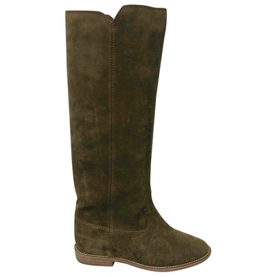 Pre-owned Isabel Marant Étoile Brown Suede Boots