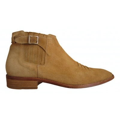 Pre-owned The Kooples Camel Suede Boots