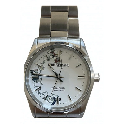 Pre-owned Zadig & Voltaire Silver Steel Watch