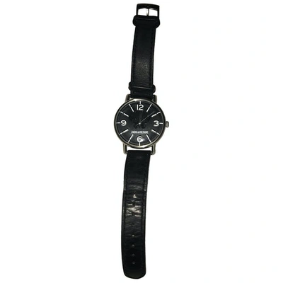 Pre-owned Zadig & Voltaire Papillon Black Steel Watch