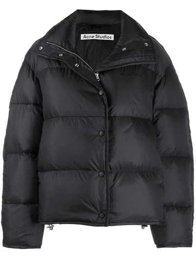 Shop Acne Studios Classic Puffer Jacket In Black