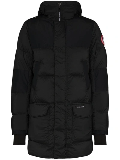 Shop Canada Goose Armstrong Padded Coat In Black