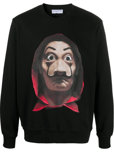 Shop Ih Nom Uh Nit Graphic Print Cotton Sweatshirt In Black