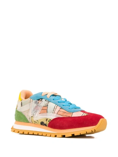 Marc Jacobs X Peanuts The Jogger Low-top Sneakers In Orange
