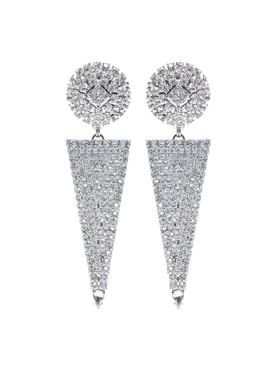 Shop Alessandra Rich Earring In Crystal