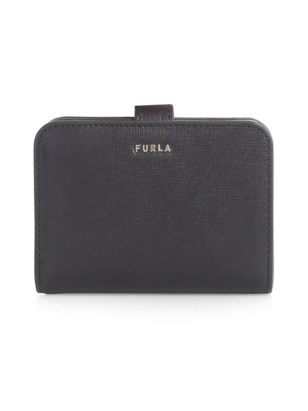 Furla Babylon S Compact Wallet Saffiano In Black | ModeSens