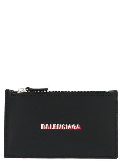 Shop Balenciaga Cash Wallet In Black