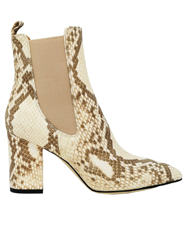 paris texas python ankle boots