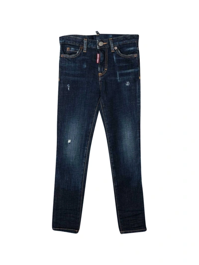 Shop Dsquared2 Dark Jeans In Unica