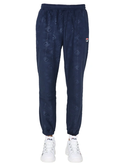 Shop Fila Jogging Pants In Blu