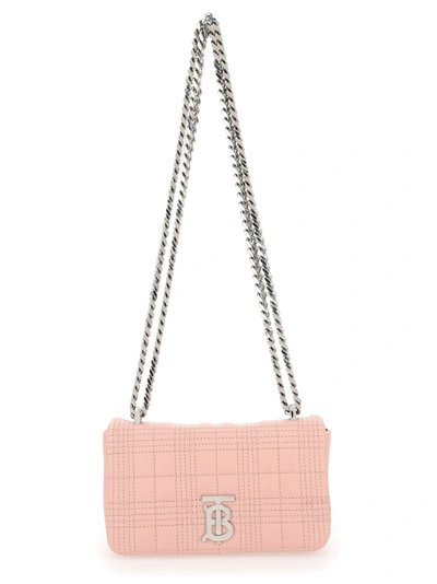 Shop Burberry Shoulder Bag In Blush Pink