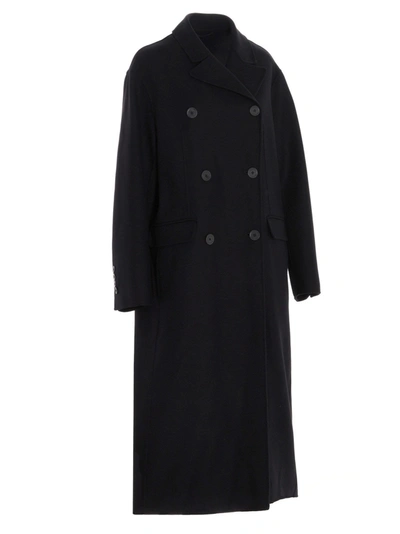 Shop Ann Demeulemeester Women's Black Outerwear Jacket