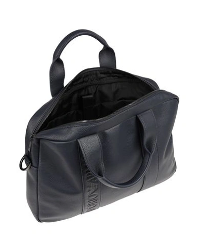 Shop Emporio Armani Handbags In Dark Blue