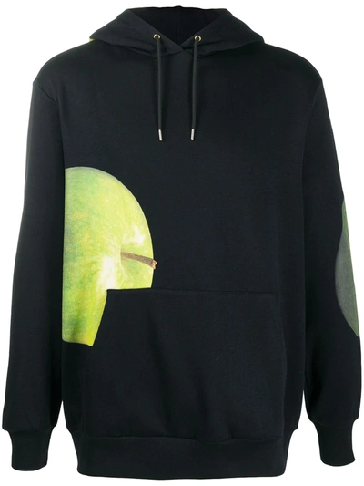 Paul Smith Hooded Sweatshirt Big Apple Print In Green | ModeSens