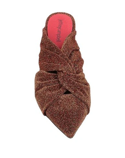 Shop Jeffrey Campbell Woman Mules & Clogs Red Size 5 Textile Fibers