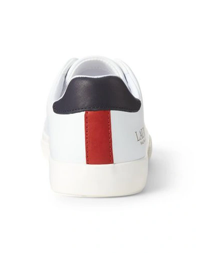 Shop Lauren Ralph Lauren Sneakers In White