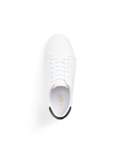 Shop Lauren Ralph Lauren Sneakers In White