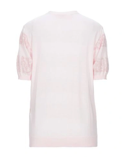Shop Dsquared2 Woman Sweater Light Pink Size L Virgin Wool, Polyester, Polyamide