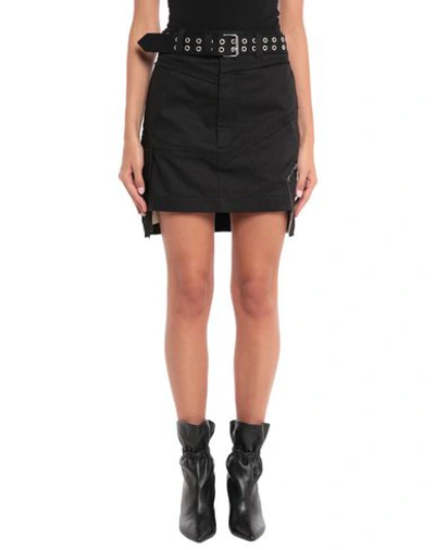 Shop Helmut Lang Mini Skirts In Black