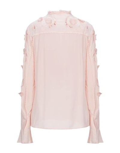 Shop See By Chloé Woman Blouse Pink Size 10 Viscose, Polyester