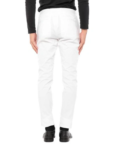 Shop Altea Man Pants White Size 40 Cotton, Elastane