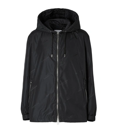 Shop Burberry Lightweight Hooded Jacket