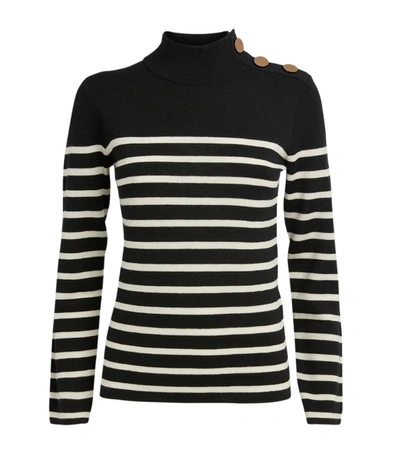 Shop Claudie Pierlot Wool Striped Sweater