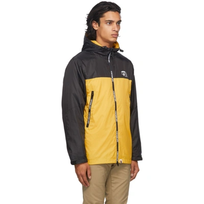 Shop Bape Black And Yellow 2tone Jacket