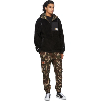 Shop Aape By A Bathing Ape Black One Point T-shirt