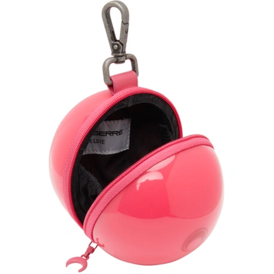 Shop Marine Serre Pink Micro Ball Bag In 7 Fuchsia