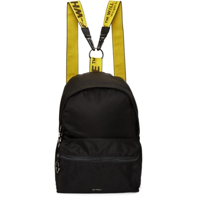 Shop Off-white Black Nylon Mini Backpack