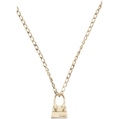 Shop Jacquemus Gold 'le Collier Chiquito' Necklace