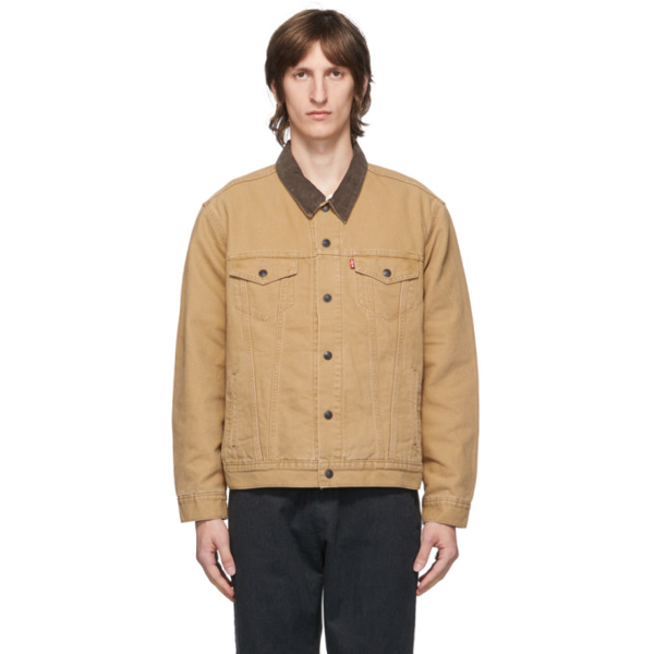 levis tan trucker jacket