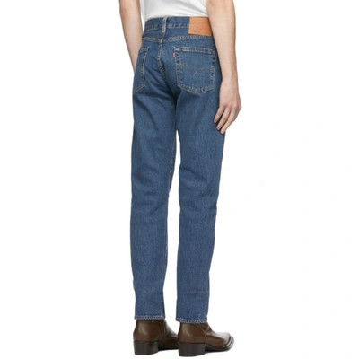 Shop Levi's Levis Blue 501 93 Straight Jeans In Bleueyesbab