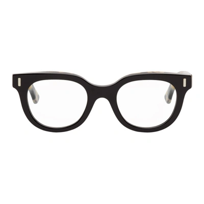 Shop Cutler And Gross Black And Tortoiseshell 1304-03 Glasses In Black Camo