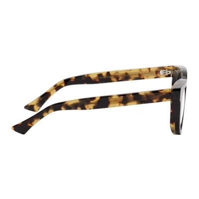 Shop Cutler And Gross Black And Tortoiseshell 1304-03 Glasses In Black Camo