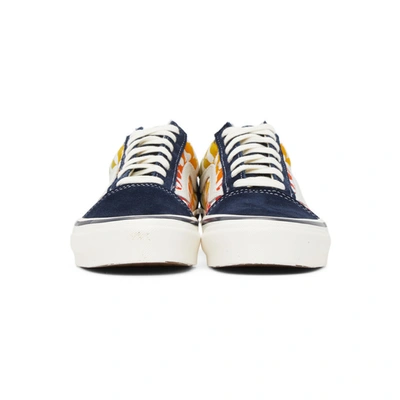 Shop Vans Blue Og Old Skool Lx Sneakers In Multi