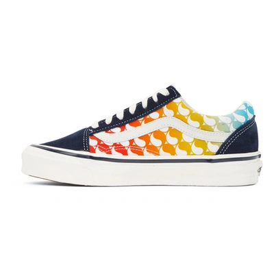 Shop Vans Blue Og Old Skool Lx Sneakers In Multi