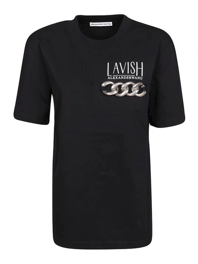 Shop Alexander Wang Lavish T-shirt In Black