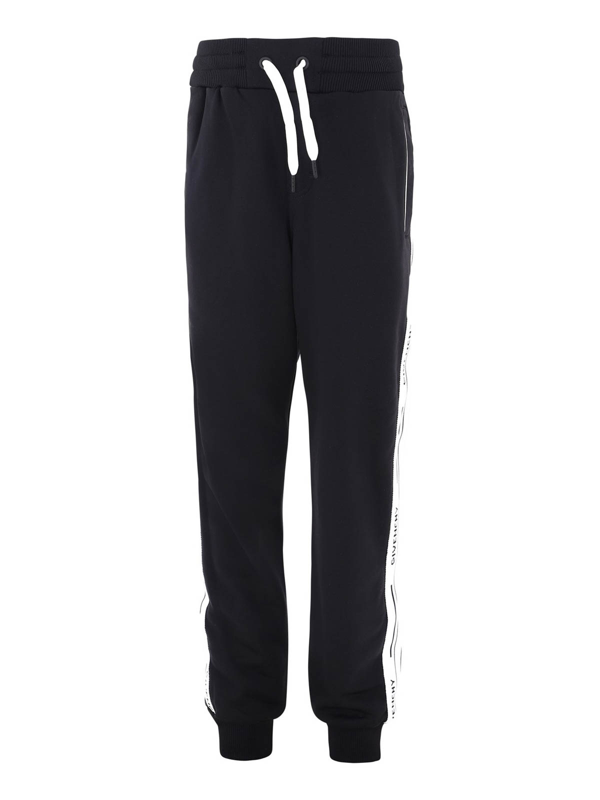 Givenchy Kids' Logo Lettering Tracksuit Bottoms In Black | ModeSens