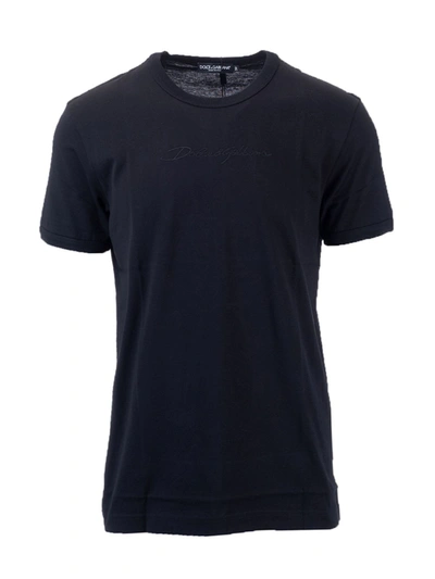 Shop Dolce & Gabbana Basic T-shirt In Black