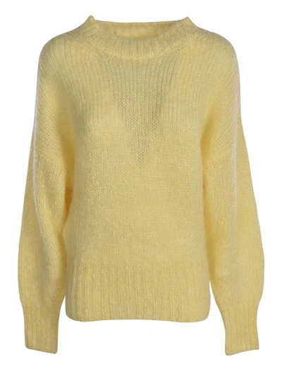 Shop Isabel Marant Mohair Wool Blend Estelle Jumper In Yellow