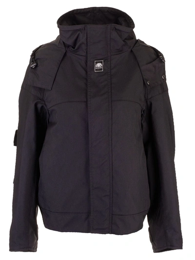 Shop Balenciaga Upside Down Parka In Black