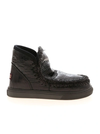 Shop Mou Eskimo Sneakers In Black
