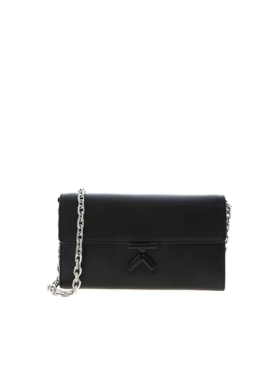 Shop Kenzo Wallet On Chain Shoulder Bag In Black