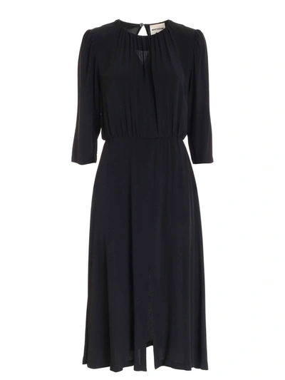 Shop Semicouture Corinne Dress In Black