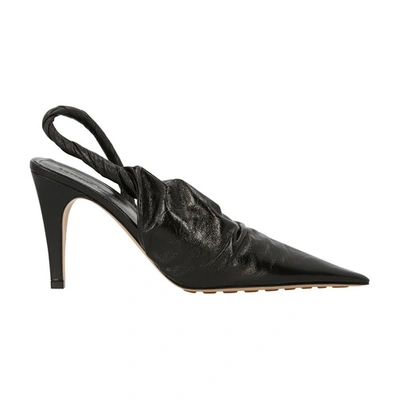 Shop Bottega Veneta Point Pumps In Black