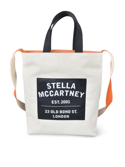 Shop Stella Mccartney Medium Tote Bag In Beige