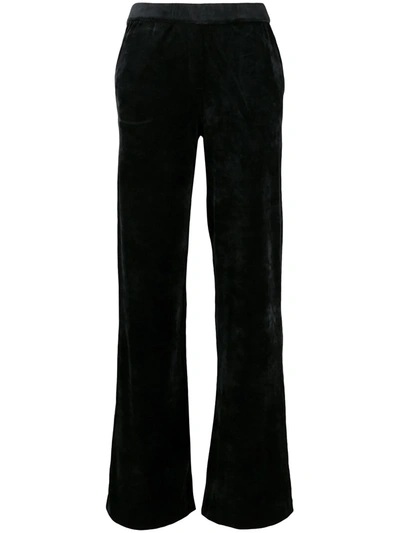 Majestic Flared Style Trousers In Blue